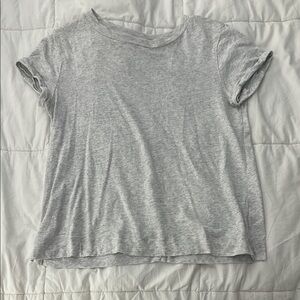 LOFT Light Gray Short Sleeve Tee